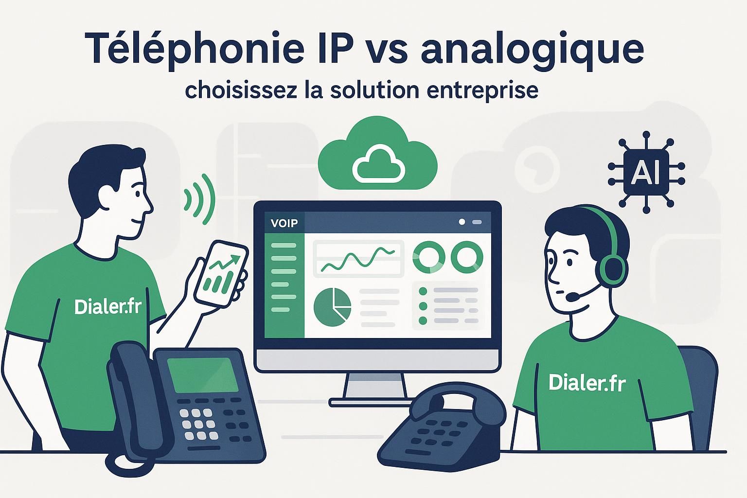 découvrez les différences entre la téléphonie ip et analogique pour choisir la solution la mieux adaptée aux besoins de communication de votre entreprise.