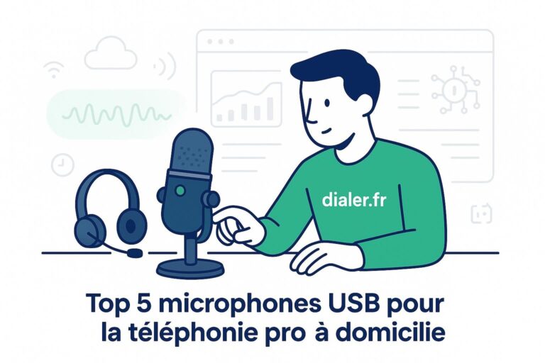 Top 5 microphones usb pour la téléphonie pro à domicile