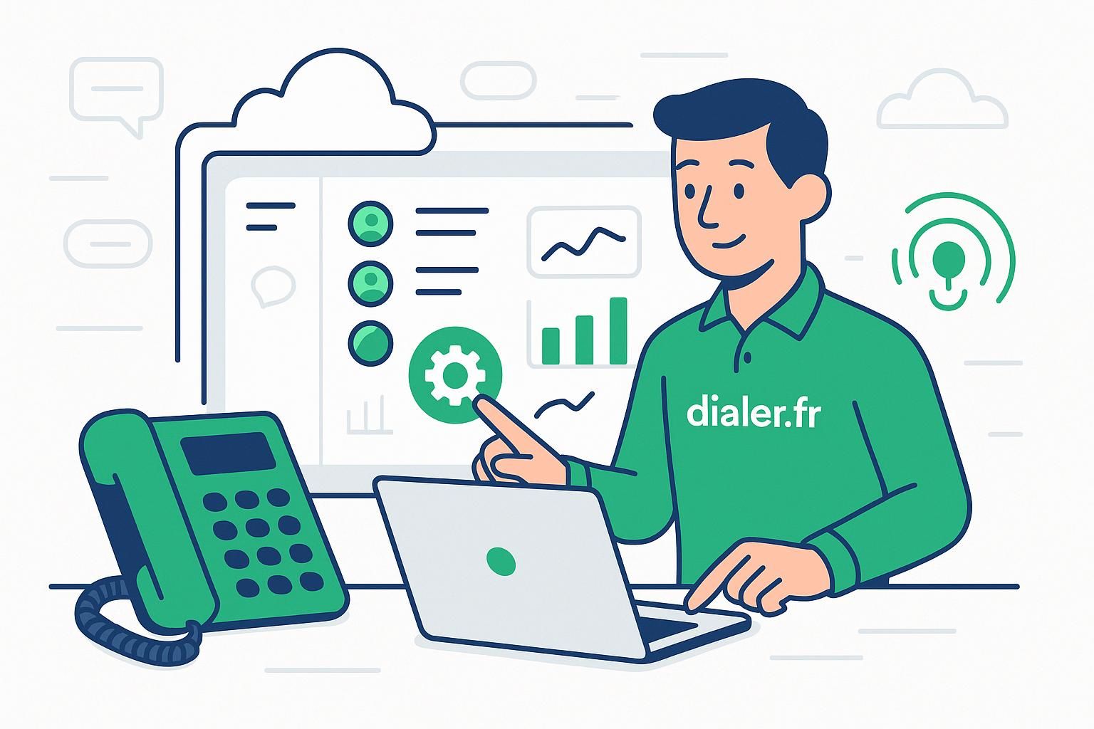 Comment configurer un standard téléphonique cloud efficacement