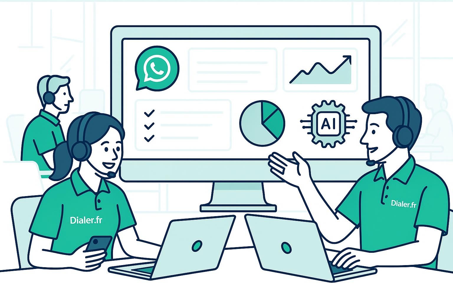 apprenez à gérer efficacement les conversations sur whatsapp business avec une équipe multi-agents pour améliorer votre service client et optimiser la communication.