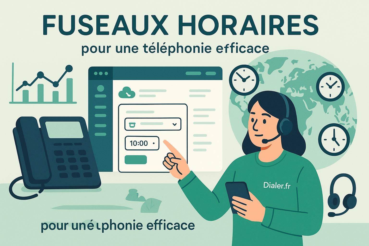 découvrez des stratégies efficaces pour gérer les fuseaux horaires en téléphonie afin d'optimiser la communication et la collaboration au sein d'une équipe distante.
