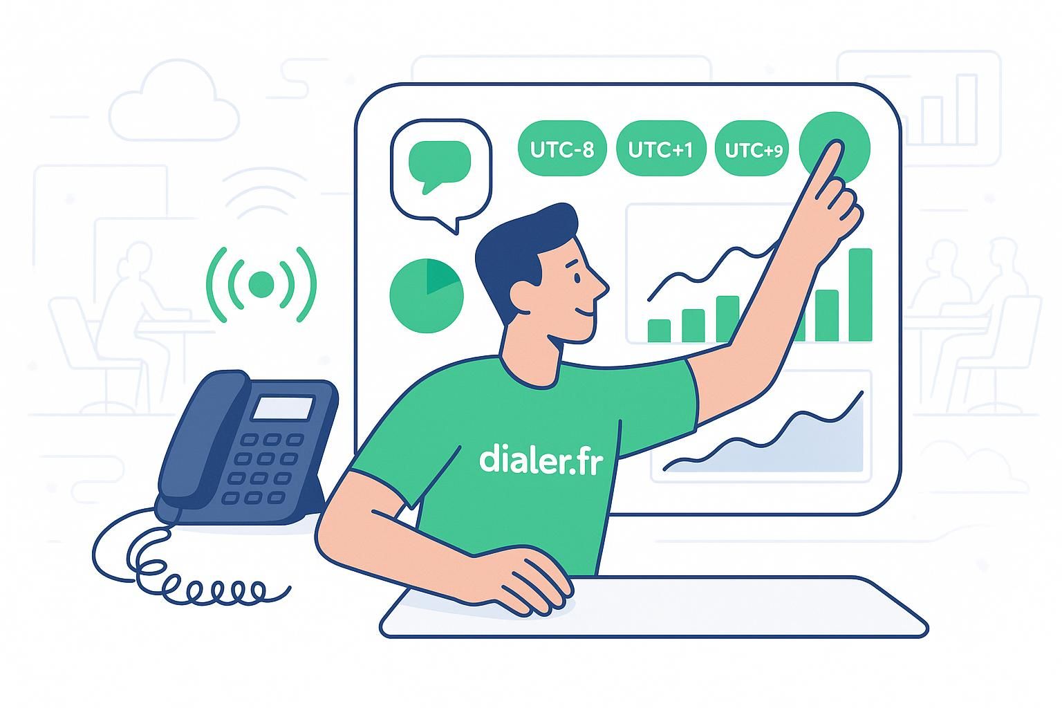 Comment gérer efficacement les fuseaux horaires en téléphonie pour une équipe distante