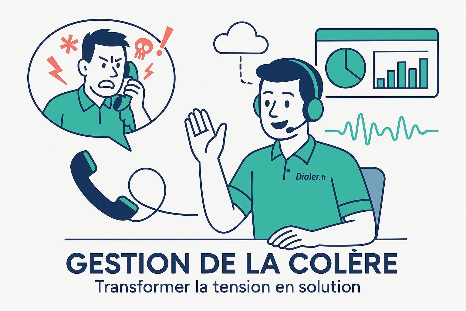 découvrez des techniques efficaces pour gérer la colère d’un client au téléphone et désamorcer les situations tendues avec calme et professionnalisme.