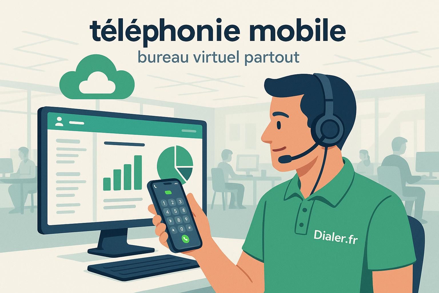 découvrez comment la téléphonie accompagne le collaborateur mobile pour travailler efficacement de n'importe où, en garantissant communication fluide et productivité optimale.