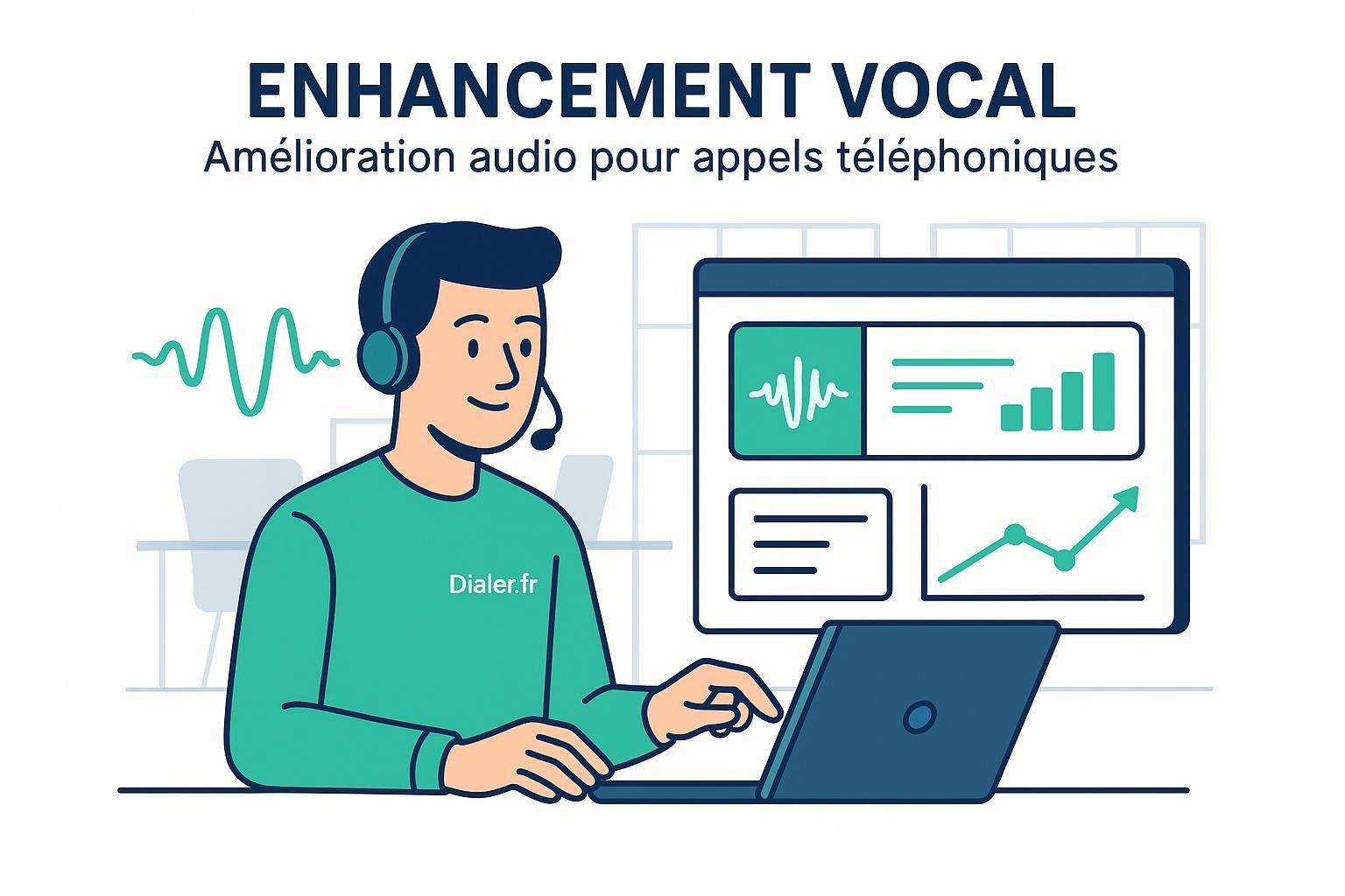 découvrez comment l'intelligence artificielle révolutionne la qualité audio des appels téléphoniques grâce à l'enhancement vocal, offrant des communications plus claires et nettes.