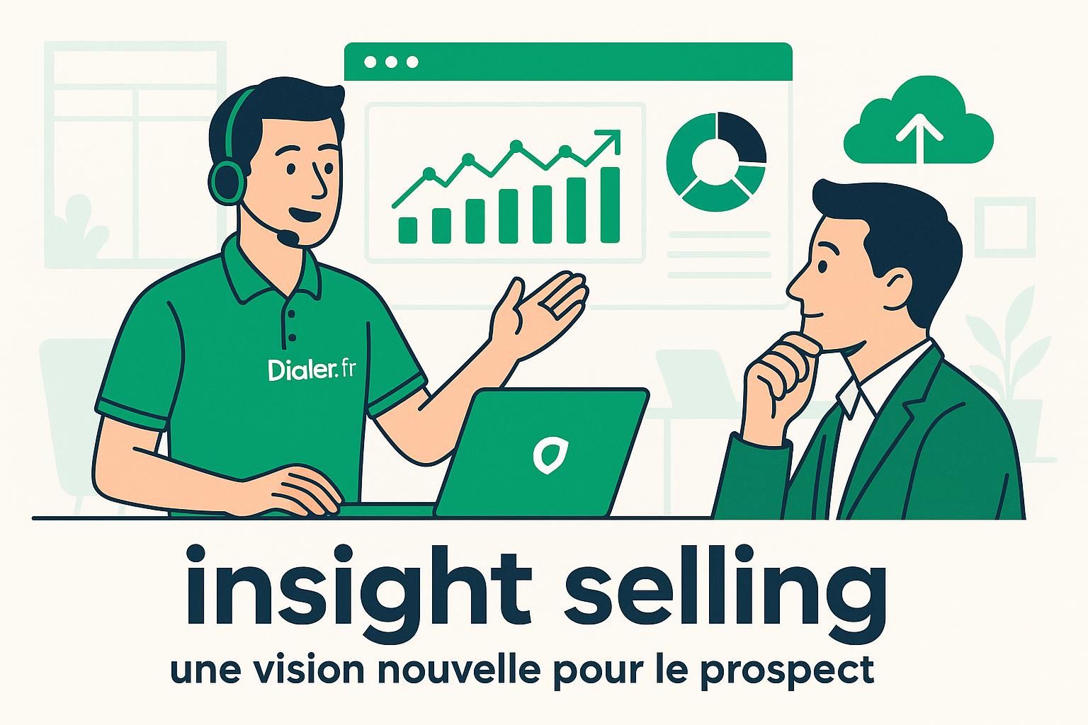 découvrez comment l'insight selling transforme l'approche commerciale en offrant une nouvelle vision aux prospects, améliorant ainsi l'engagement et les résultats.