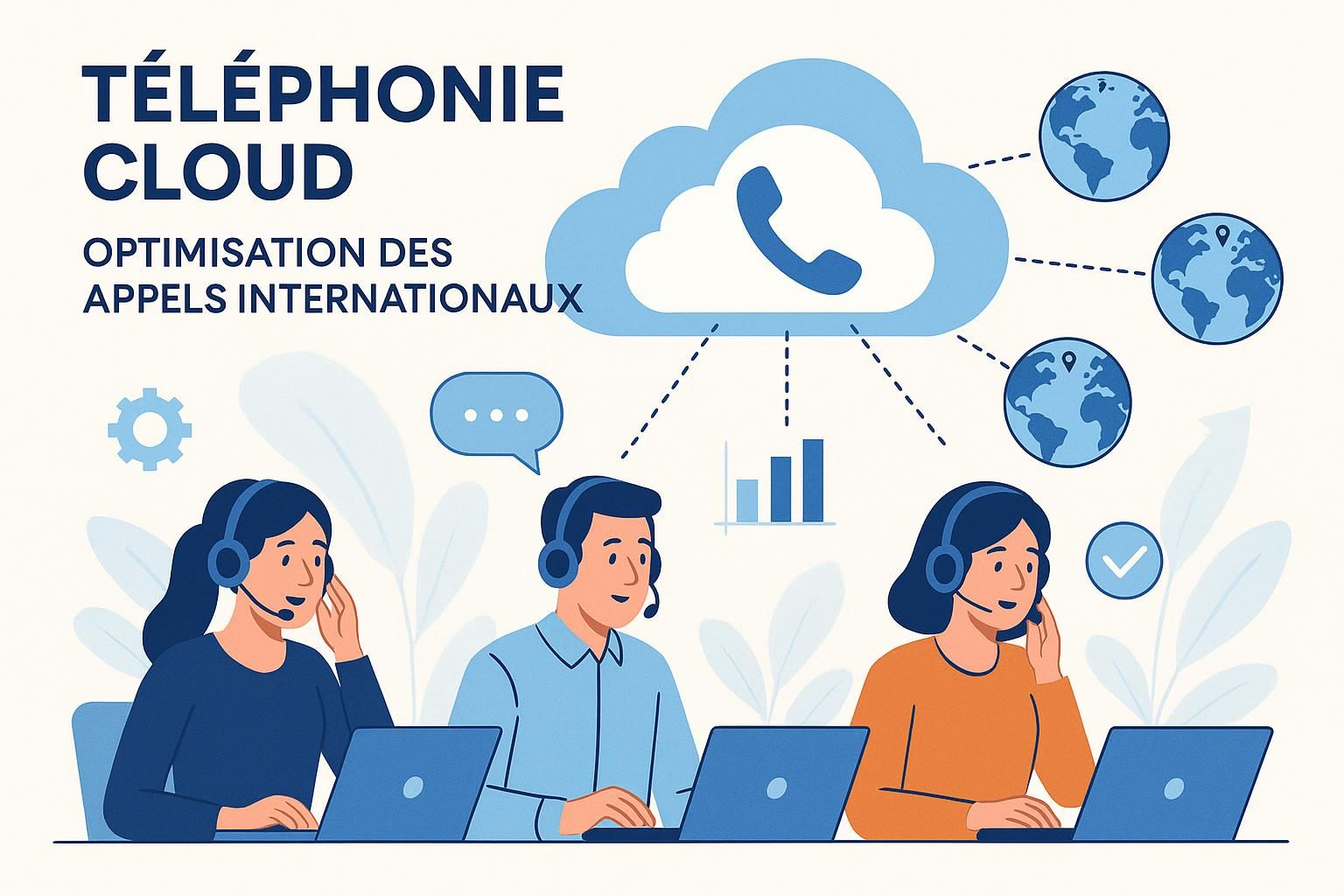 découvrez comment la téléphonie cloud peut optimiser vos appels internationaux en réduisant les coûts, améliorant la qualité et facilitant la gestion de vos communications à l'étranger.