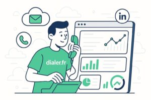 Comment orchestrer une prospection multi-touch avec email, appel et linkedin