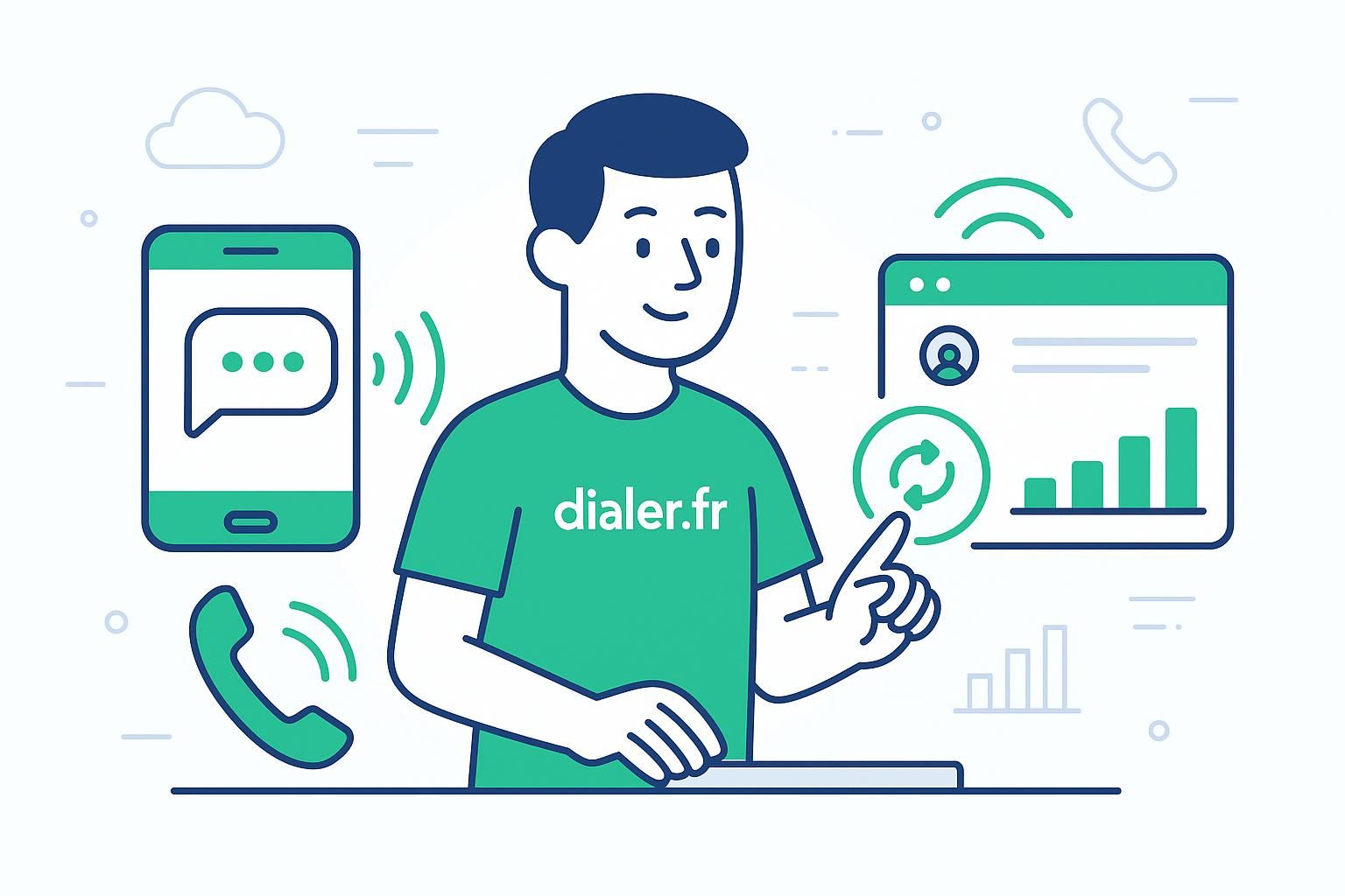 Comment synchroniser automatiquement les SMS avec la fiche client dans un CRM