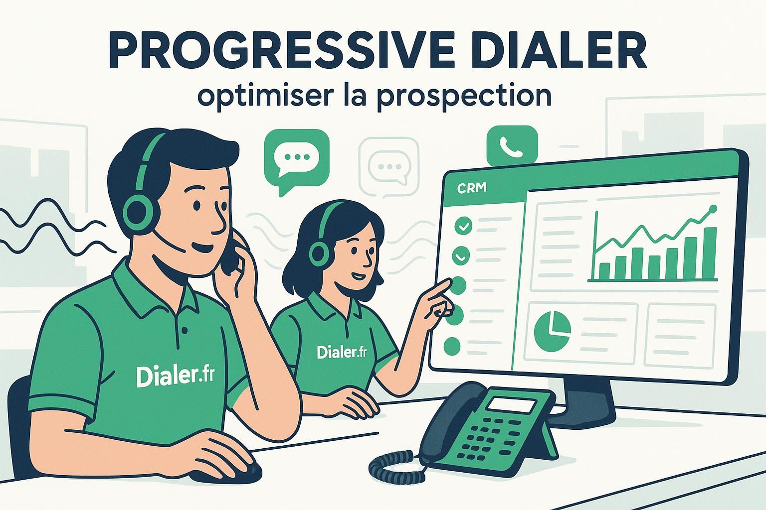 découvrez comment le progressive dialer peut révolutionner votre prospection en automatisant les appels, améliorant ainsi votre efficacité et votre taux de conversion.