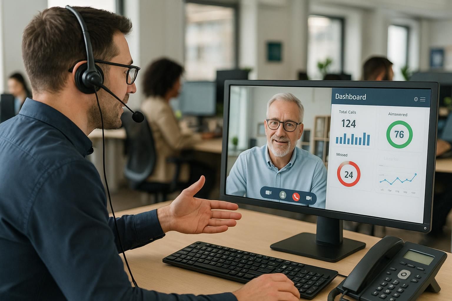 découvrez comment un centre d'appels vidéo optimise le support client en visio, en améliorant la communication, la réactivité et la satisfaction client grâce à des interactions visuelles efficaces.
