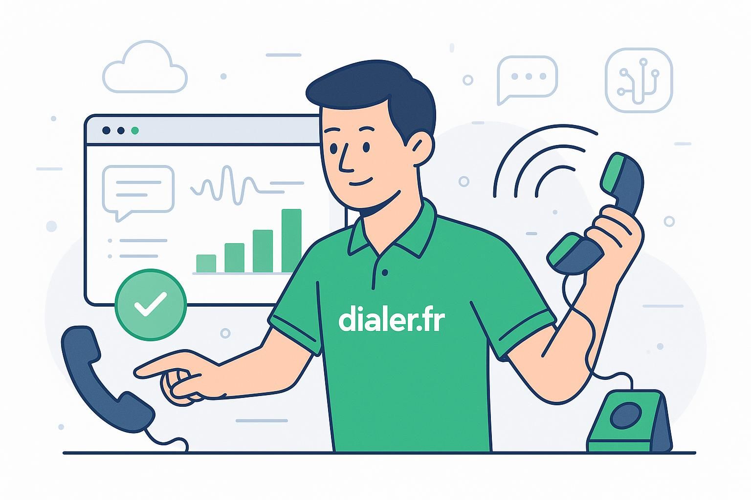 Comment un power dialer peut multiplier vos appels efficacement