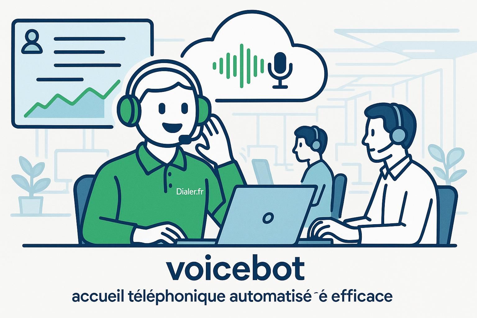 découvrez comment un voicebot, grâce à l'intelligence artificielle, remplace efficacement le svi traditionnel pour optimiser l'accueil téléphonique, améliorer l'expérience client et augmenter la productivité.