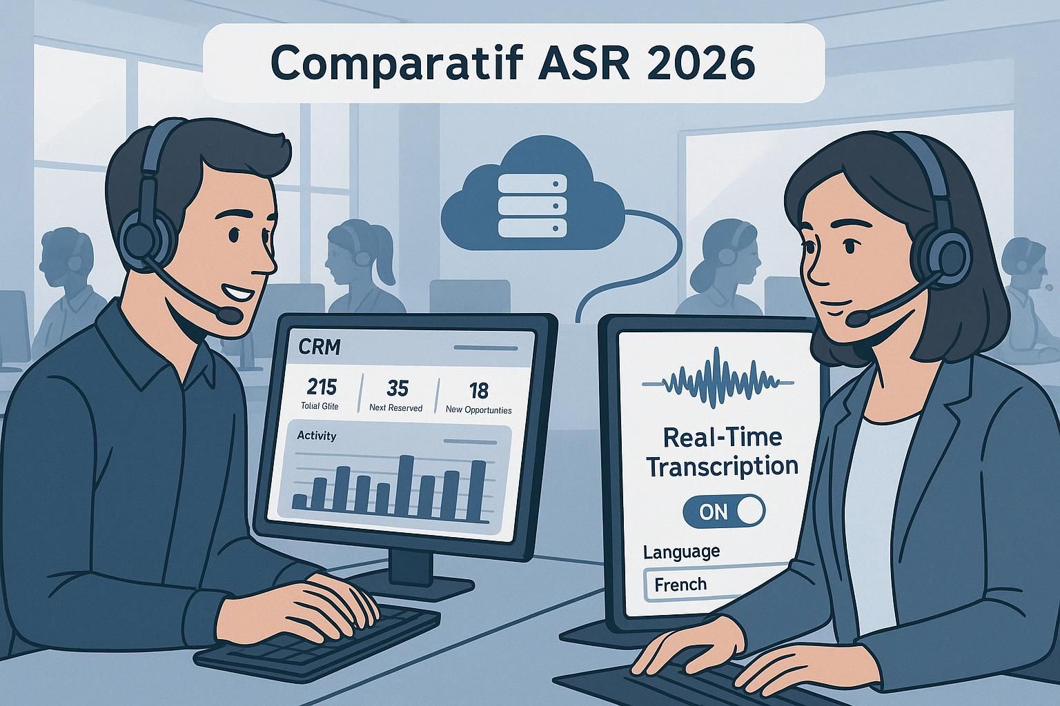 découvrez notre comparatif 2026 des technologies asr : whisper, google, aws, azure et deepgram testés et évalués pour choisir la solution de reconnaissance vocale la plus performante.