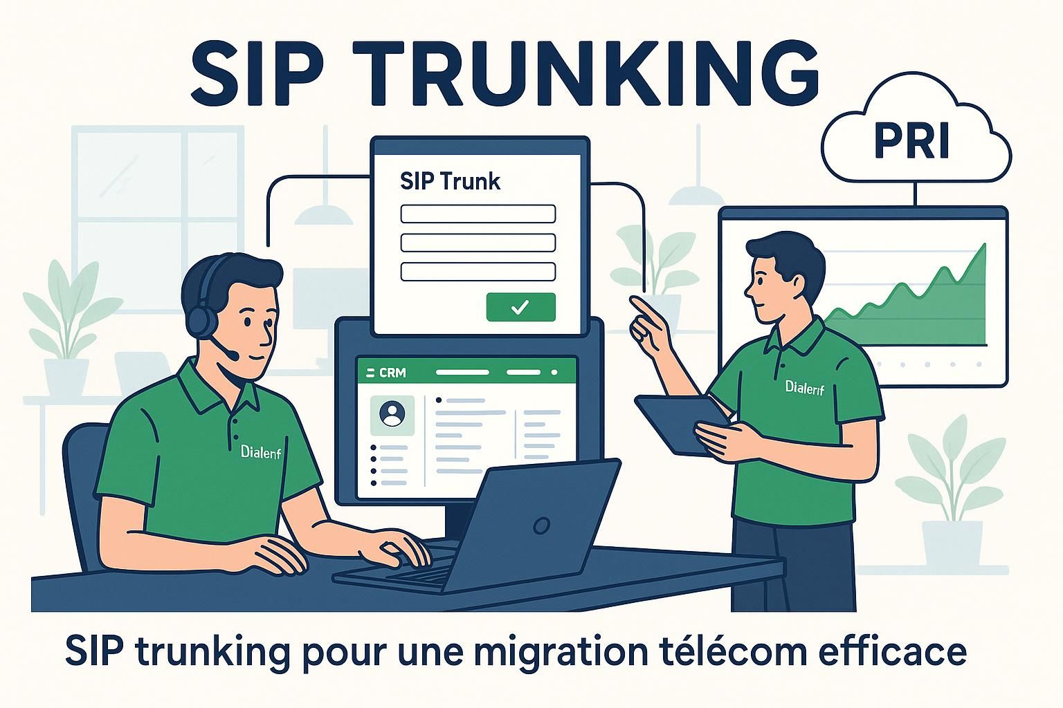 comparez le sip trunking et le pri pour choisir la solution télécom idéale et assurer une migration efficace et optimisée de votre infrastructure de communication.