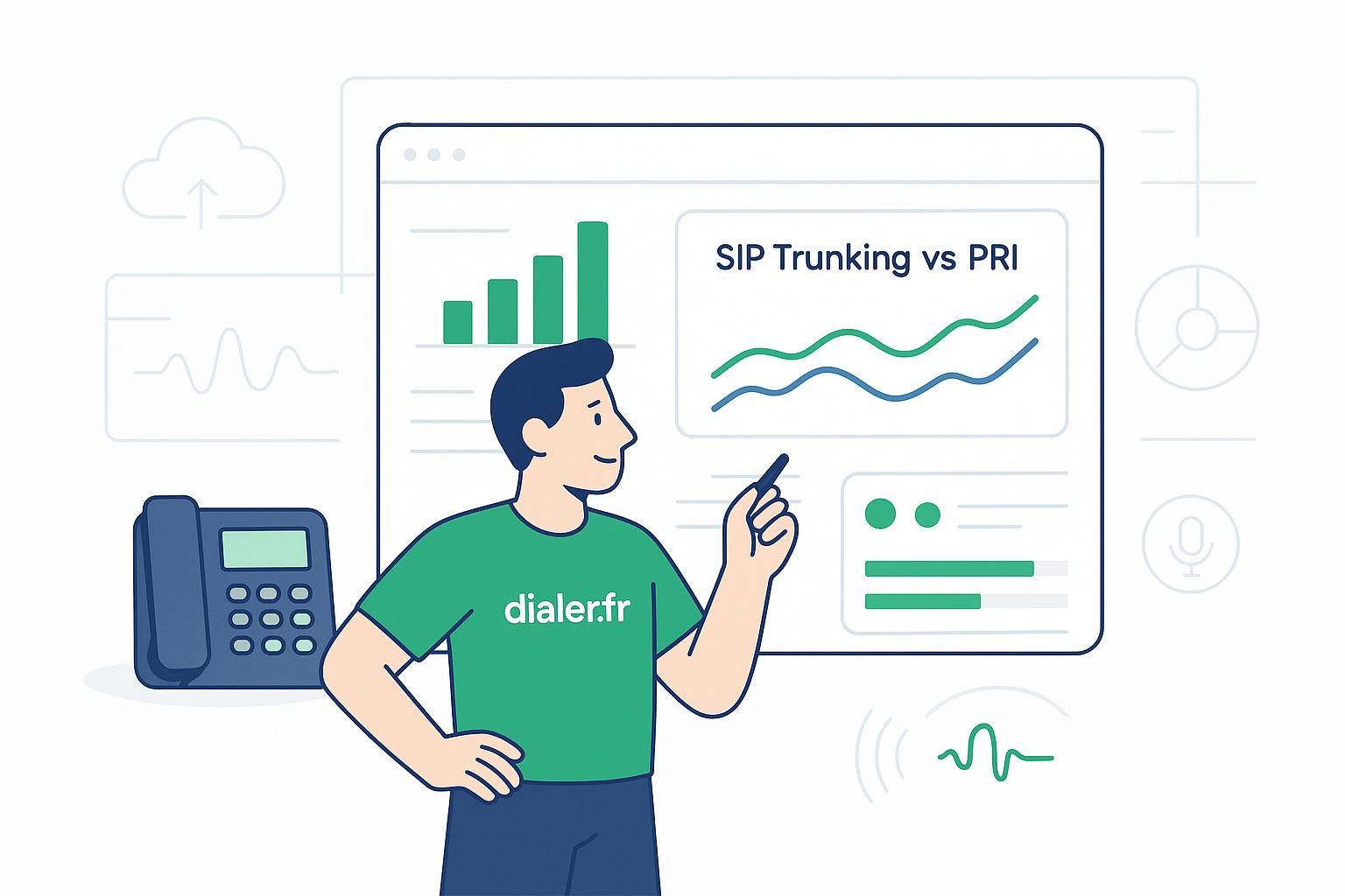 Comparer sip trunking et pri pour une migration télécom efficace