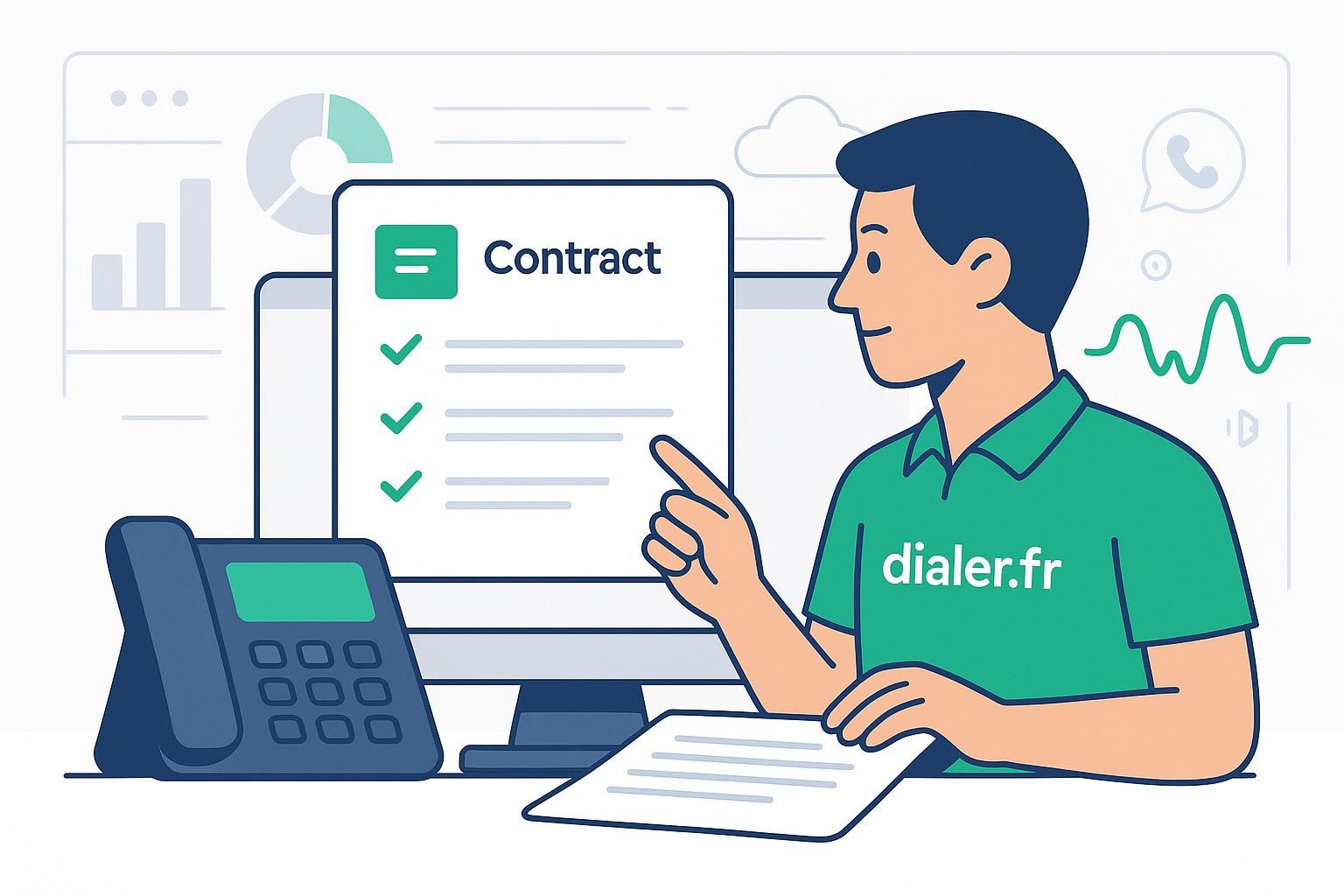 Comprendre les clauses à inclure dans un contrat pour un accord télétravail et téléphonie efficace