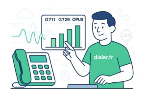 Comprendre les différences entre les codecs voip g711, g729 et opus pour une communication optimale