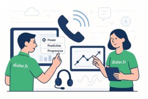 Comprendre les différences entre power, predictive et progressive dialer pour optimiser vos appels