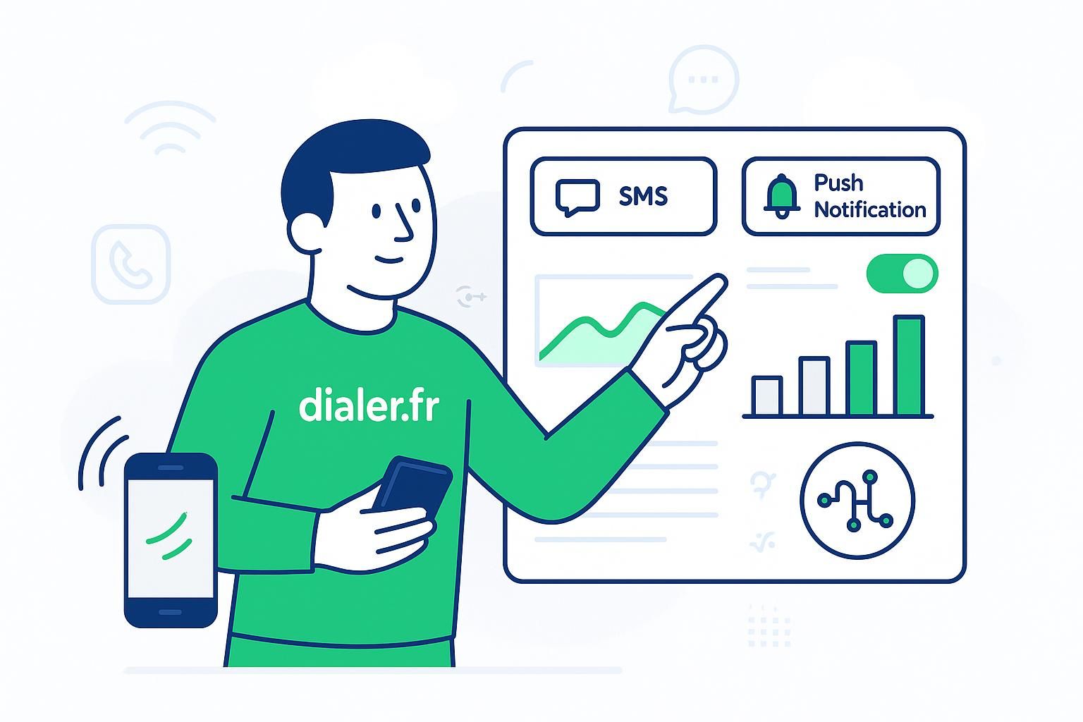 Comprendre les différences et complémentarités entre sms et push notification