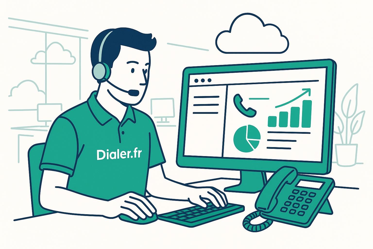 découvrez les avantages de dialer.fr et cloudtalk outbound pour optimiser vos appels sortants et choississez l'outil adapté à vos besoins professionnels.