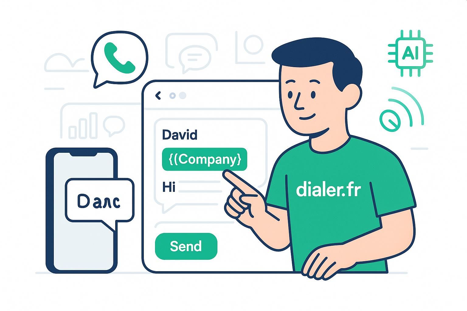 Personnalisation sms avec prénoms et merge tags pour un message efficace
