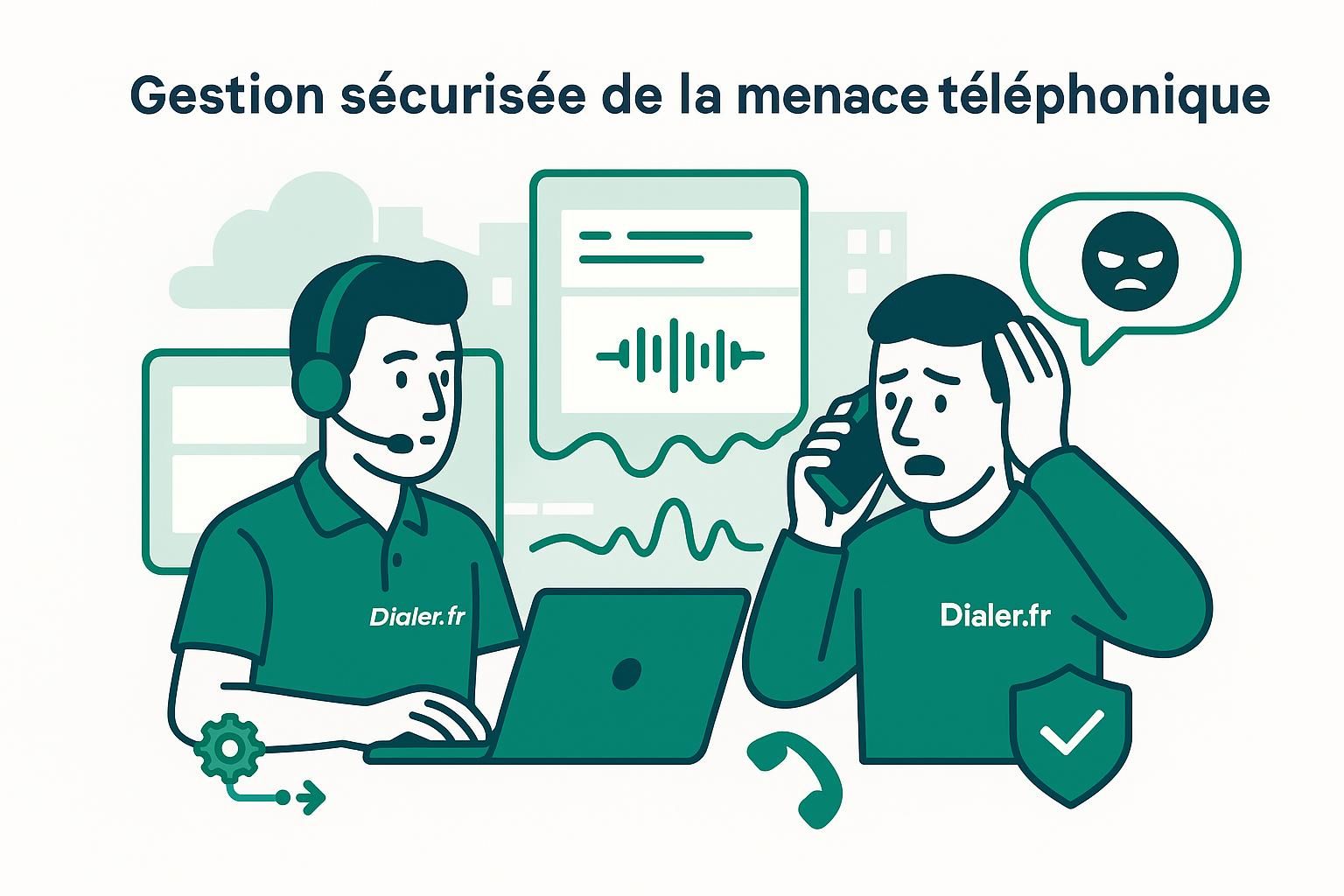 découvrez les démarches essentielles à suivre pour réagir efficacement face à une menace téléphonique dirigée contre un client et assurer sa protection.