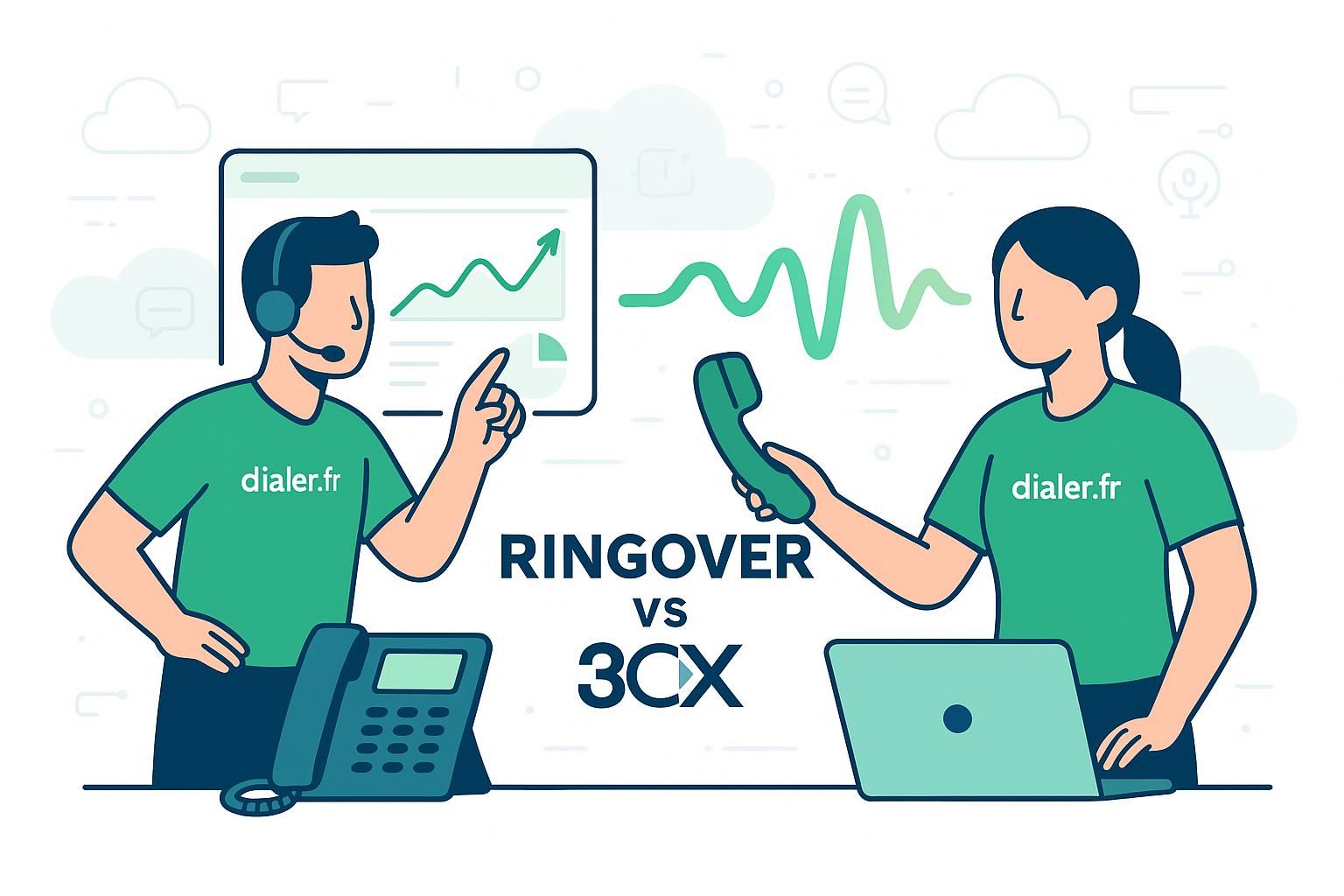 Ringover vs 3cx : quel logiciel choisir pour votre communication en 2026