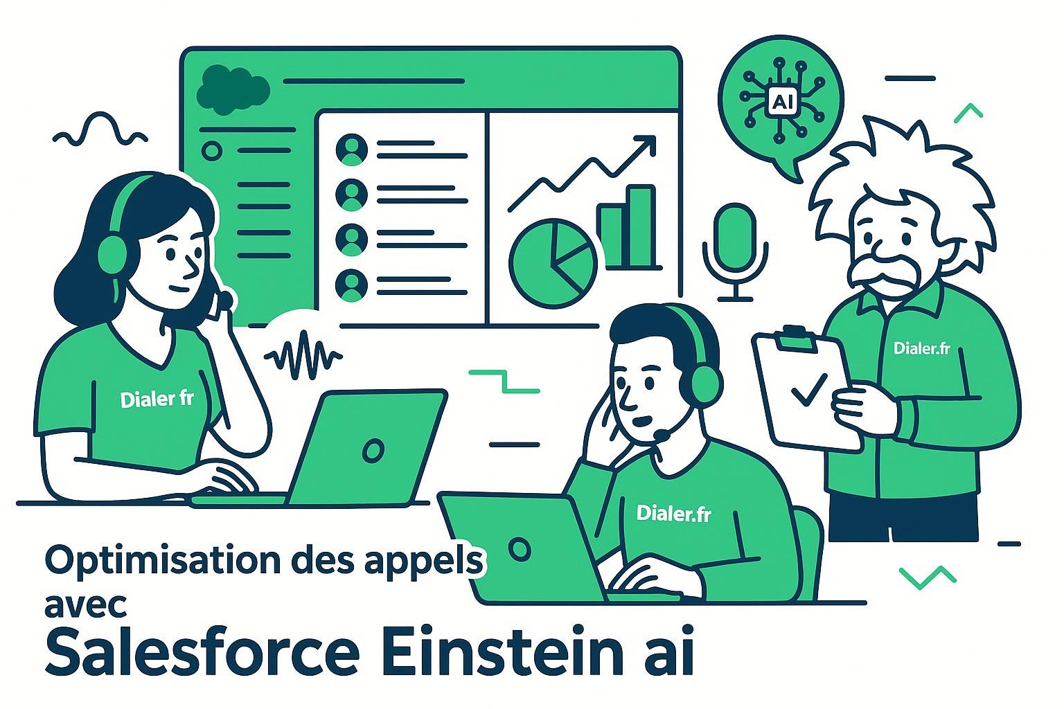 découvrez comment salesforce einstein ai peut optimiser vos appels grâce à ses fonctionnalités avancées d'intelligence artificielle, améliorant la productivité et l'efficacité de votre équipe commerciale.