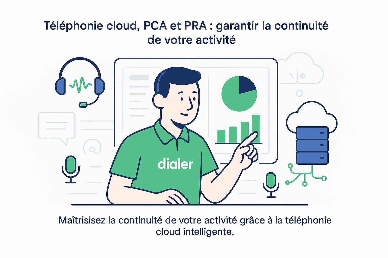 Téléphonie cloud, pca et pra : garantir la continuité de votre activité
