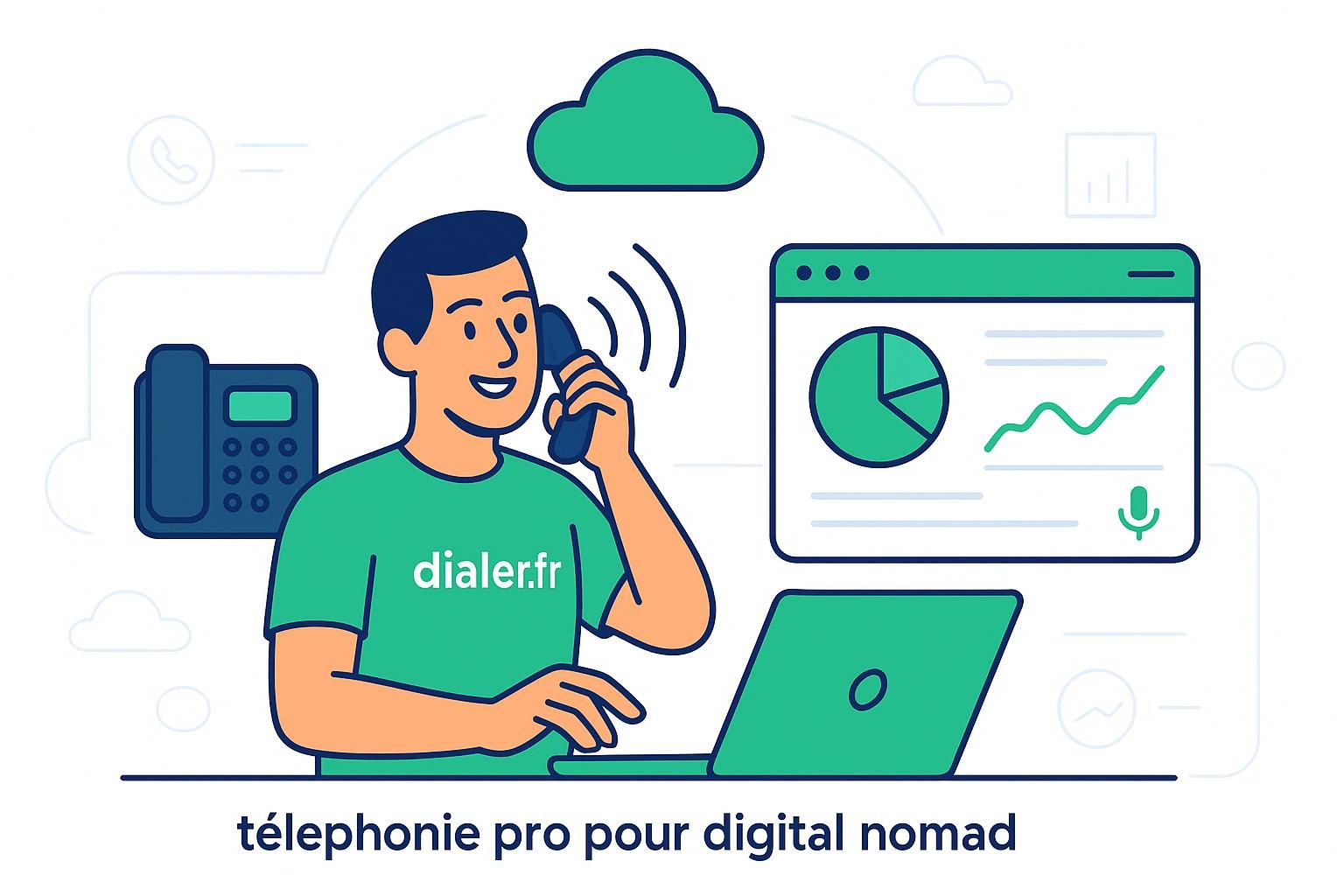 Téléphonie pro pour digital nomad : comment appeler partout dans le monde facilement