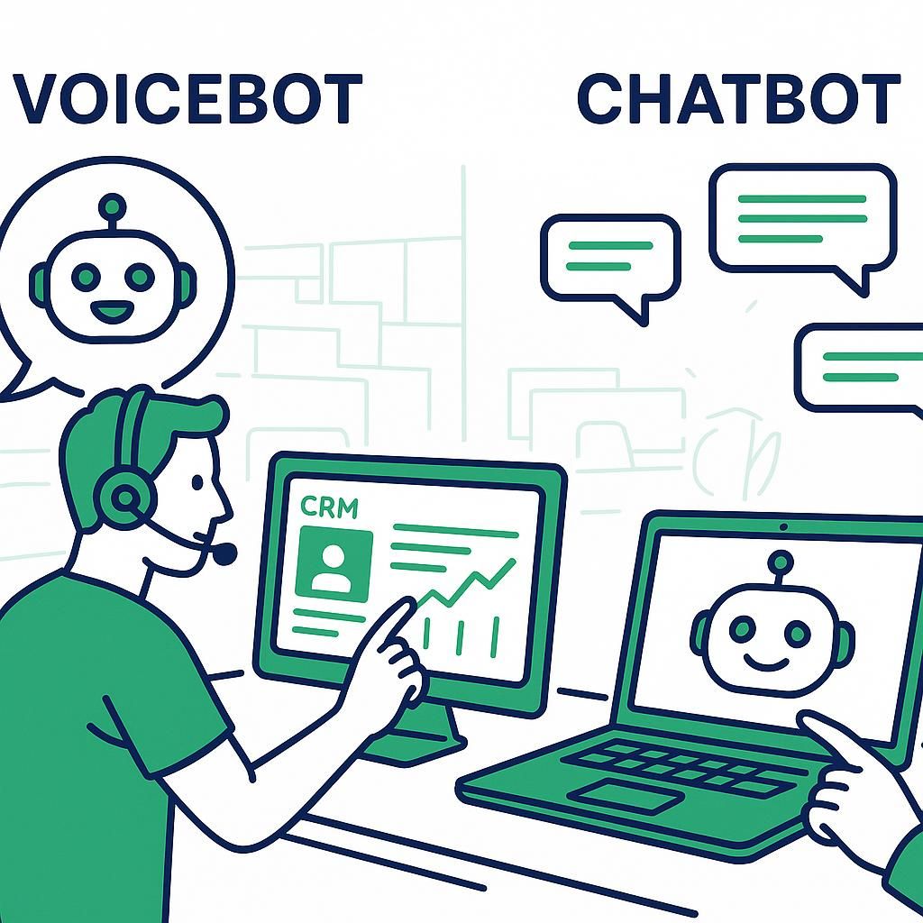 découvrez les différences entre voicebot et chatbot, et comment ces technologies complémentaires peuvent améliorer l'expérience utilisateur et l'efficacité des interactions digitales.