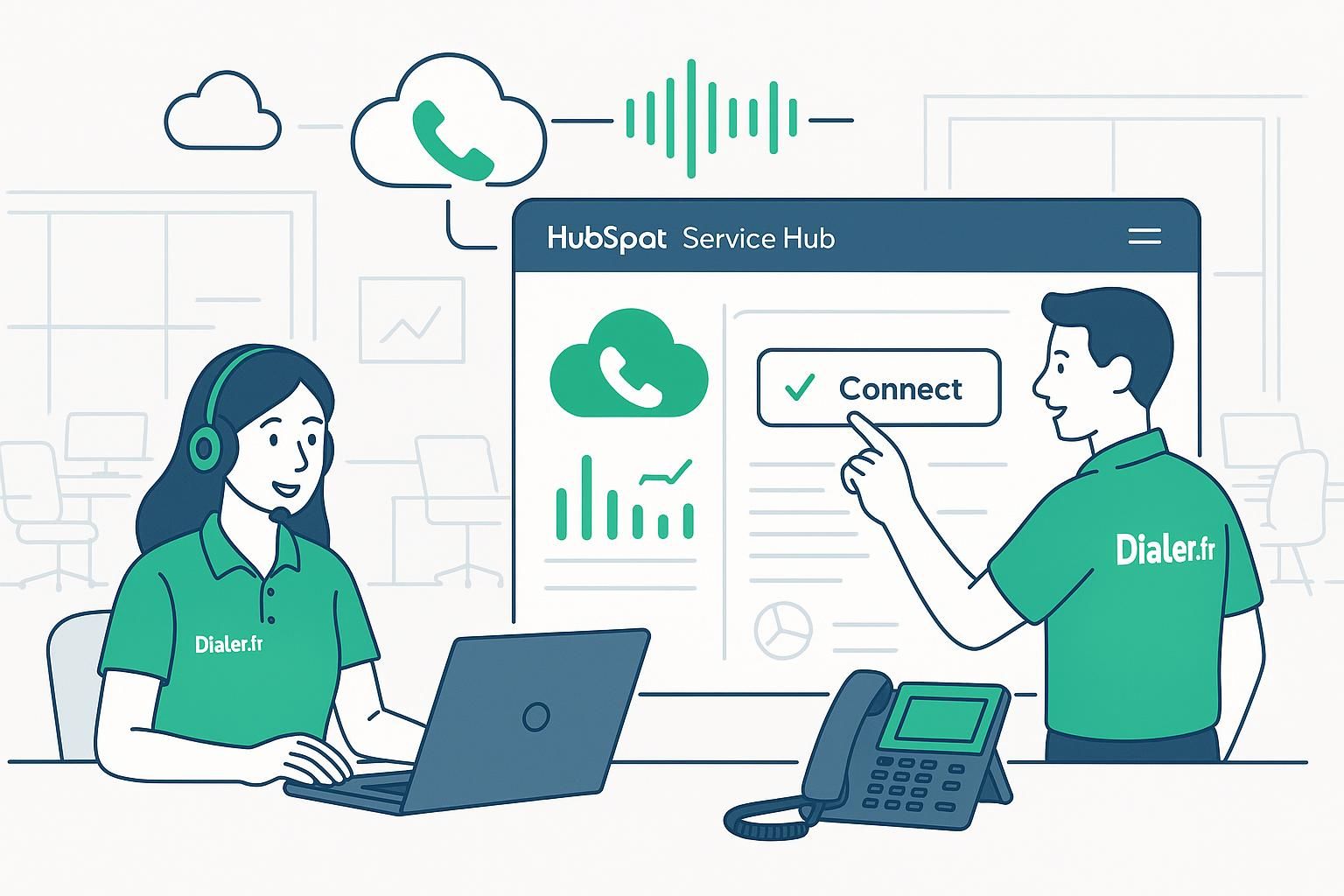découvrez comment hubspot service hub améliore la téléphonie et le support client connecté pour une expérience fluide et efficace.