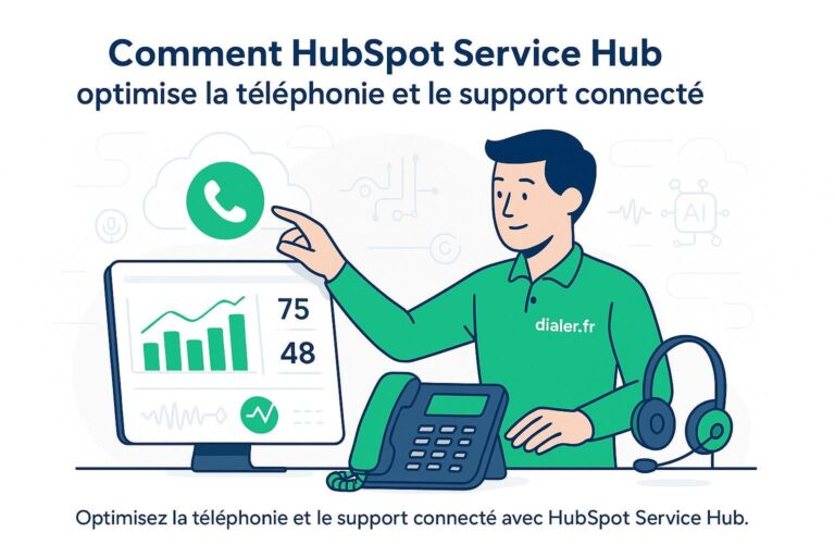 Comment Hubspot Service Hub optimise la téléphonie et le support connecté