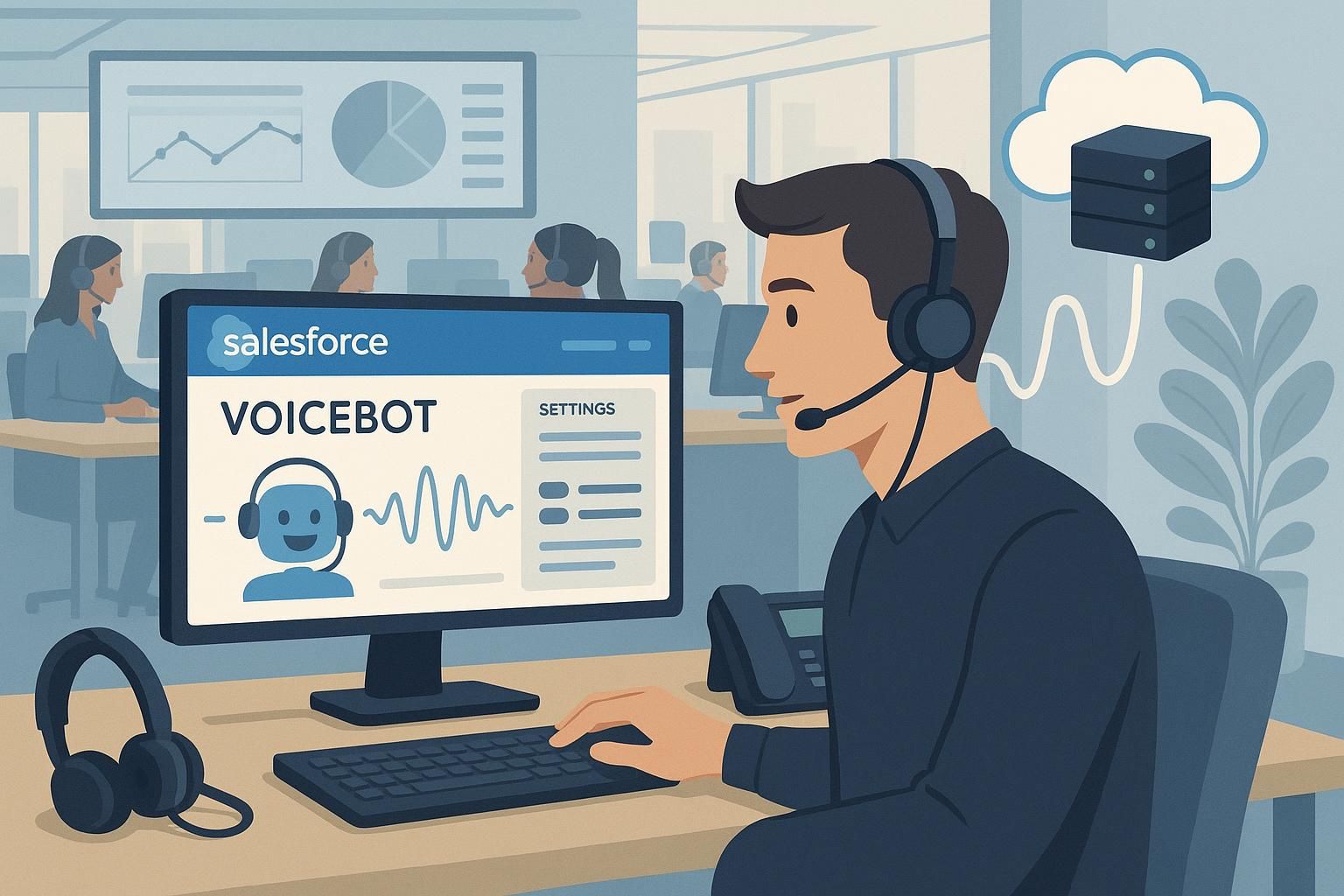 découvrez comment automatiser le premier niveau de support client grâce à salesforce voicebot pour améliorer l'efficacité et la satisfaction utilisateur.