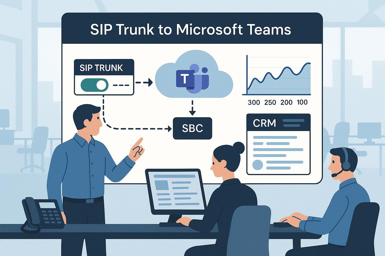 découvrez comment connecter un trunk sip à microsoft teams direct routing en 2026 grâce à notre guide complet et à jour pour une intégration fluide et efficace.