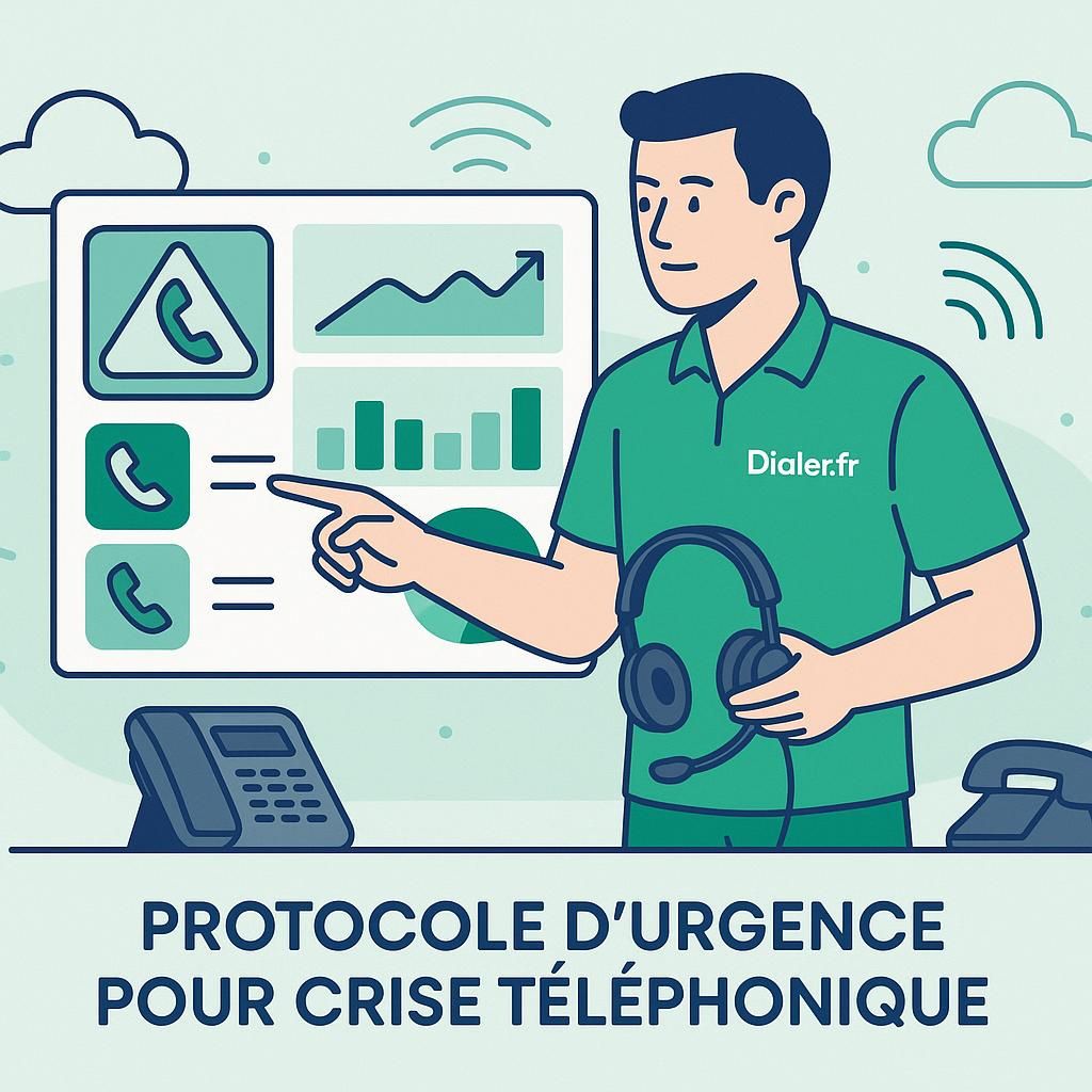 découvrez comment mettre en place un protocole d'urgence efficace pour gérer la crise téléphonique et assurer une communication optimale en situation de stress.