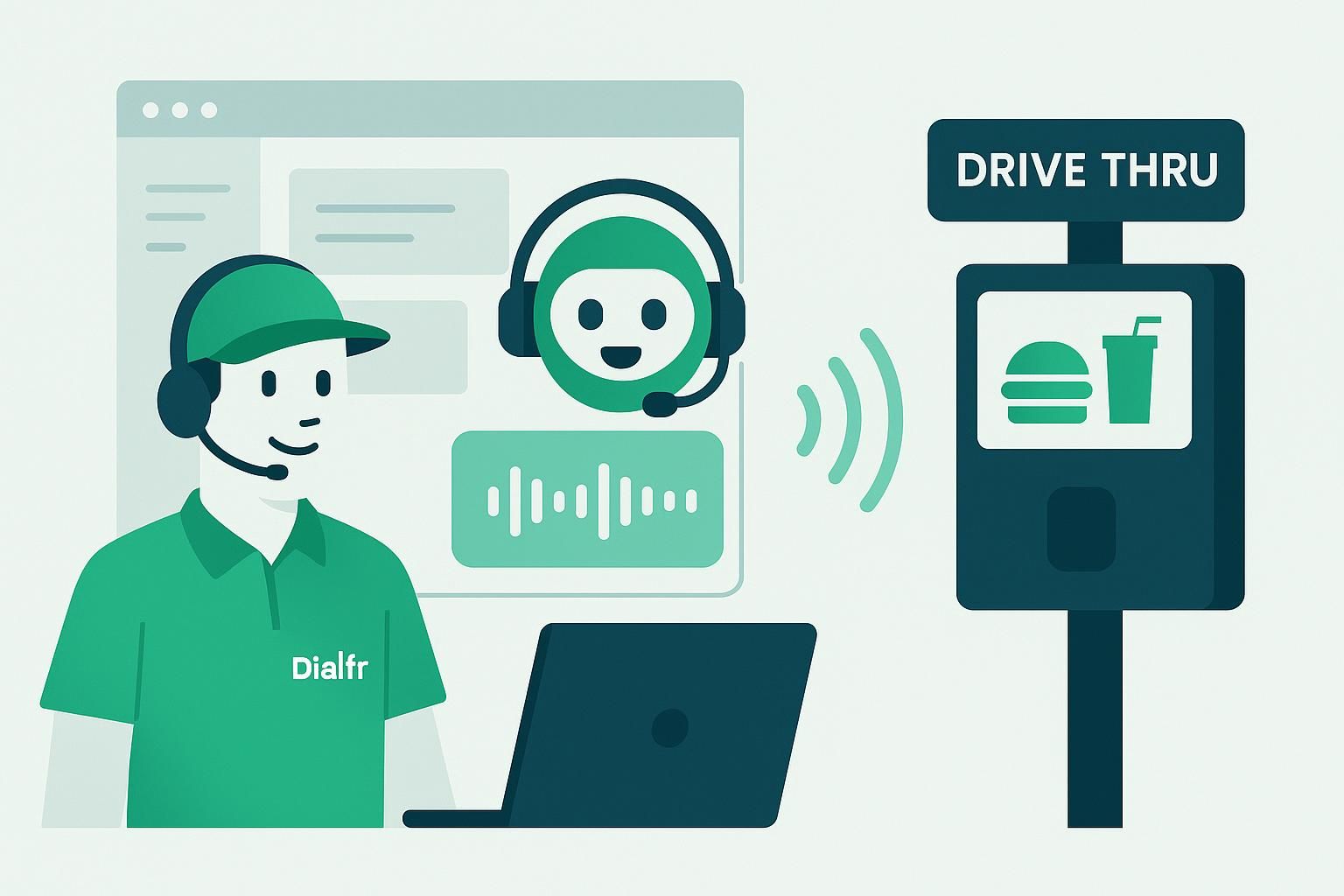 découvrez comment les voicebots, propulsés par l'intelligence artificielle, transforment la prise de commande téléphonique dans les fast-foods, offrant rapidité, efficacité et une expérience client améliorée.