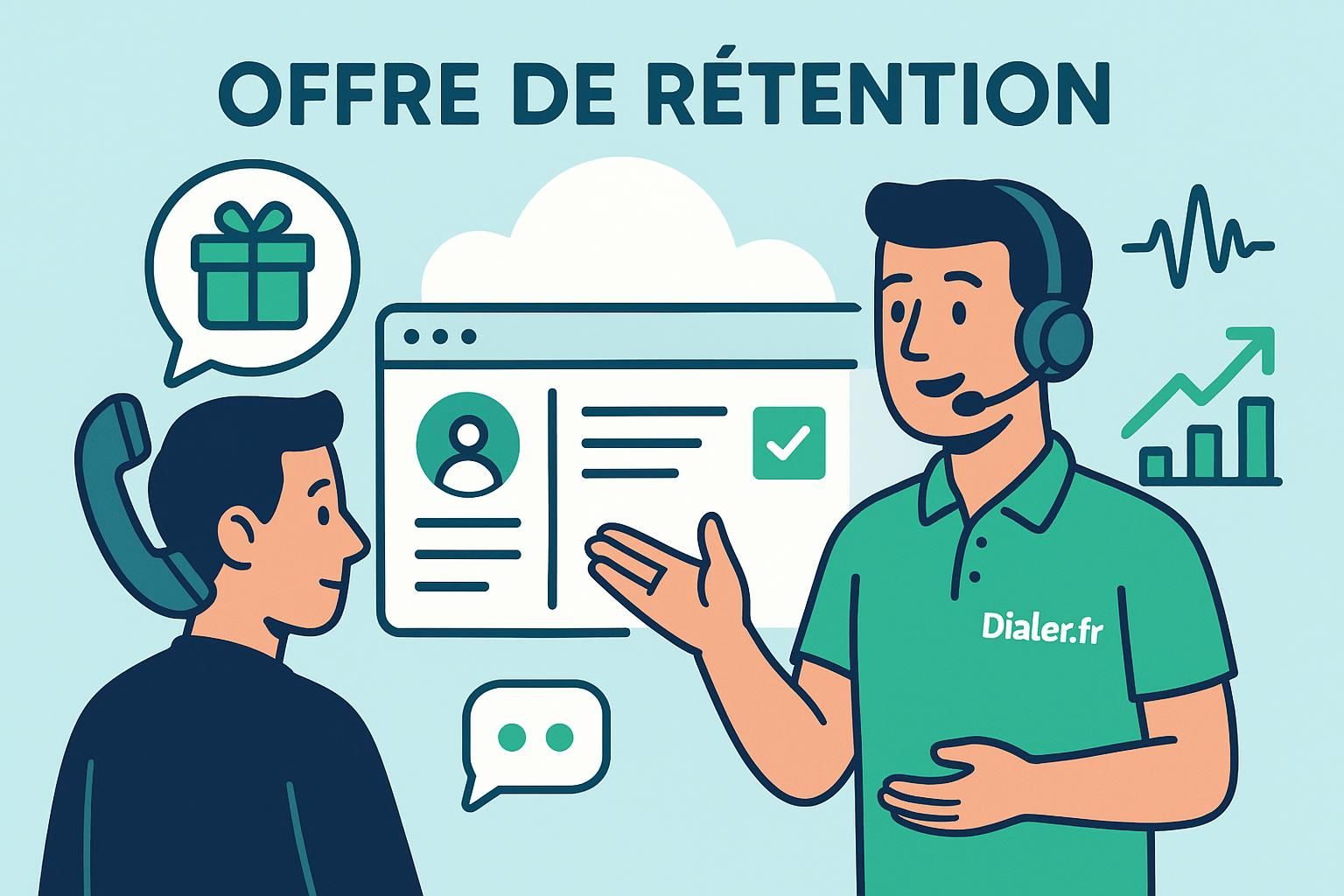 découvrez comment élaborer une offre de rétention efficace pour convaincre un client souhaitant partir et améliorer la fidélisation de votre clientèle.