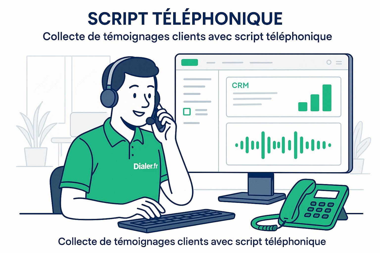 découvrez comment rédiger un script efficace pour collecter des témoignages clients par téléphone et améliorer la qualité de vos retours clients.