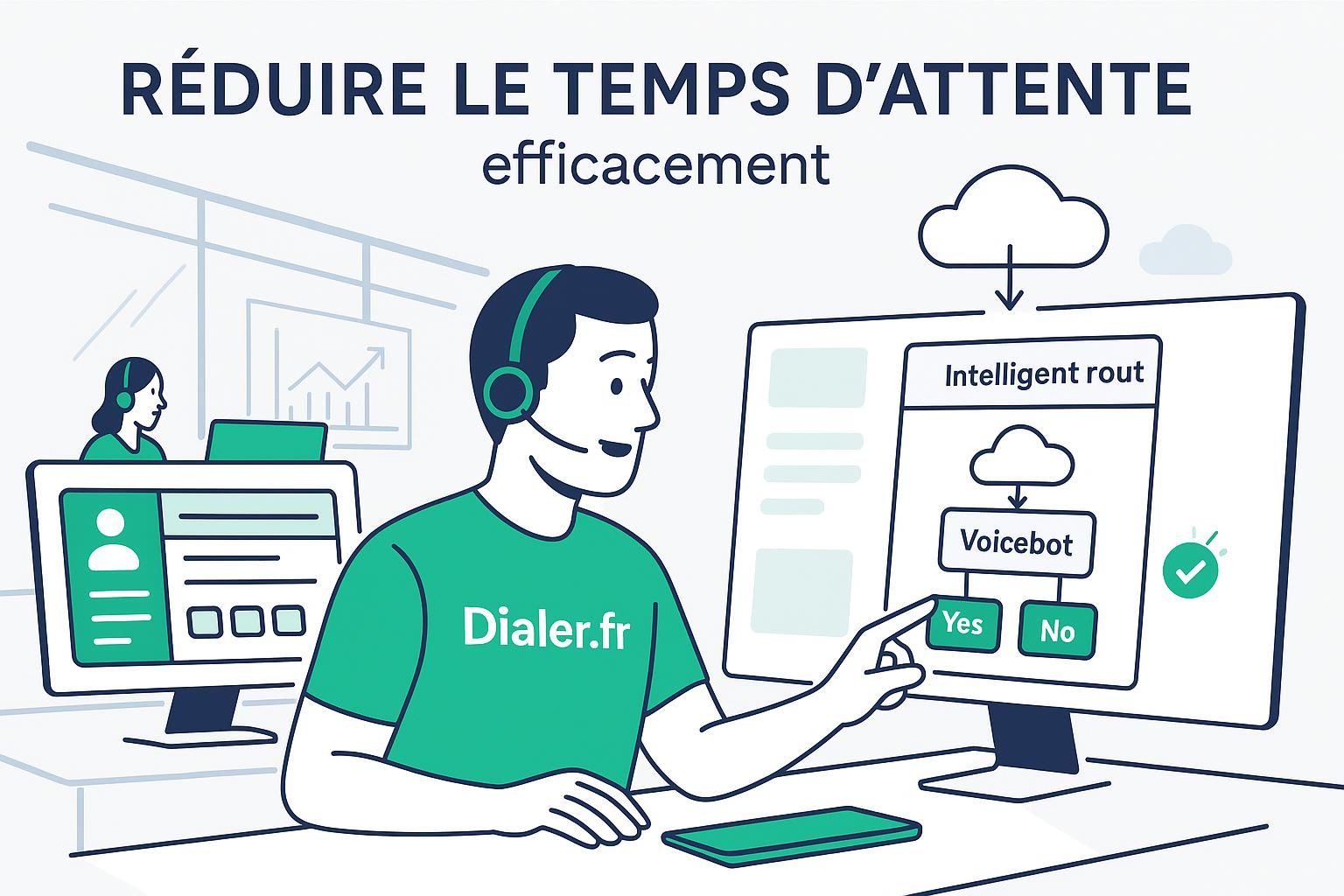 découvrez des stratégies efficaces pour réduire le temps d'attente dans les centres d'appels et améliorer la satisfaction client grâce à des solutions innovantes et une gestion optimisée.