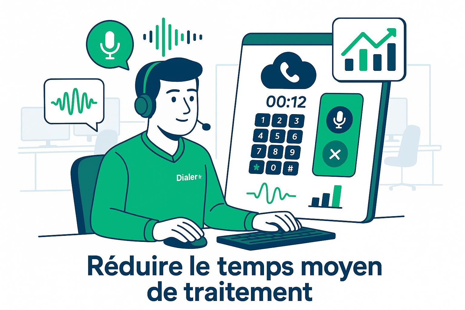 découvrez des stratégies efficaces pour réduire le temps moyen de traitement (tmt/aht) afin d'améliorer la productivité et la satisfaction client dans votre centre d'appels.