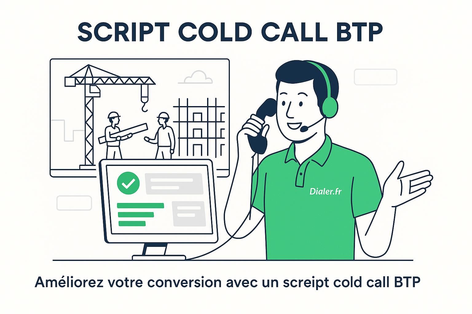 découvrez comment créer un script cold call efficace pour le secteur btp construction et augmenter vos chances de succès lors de vos appels commerciaux.