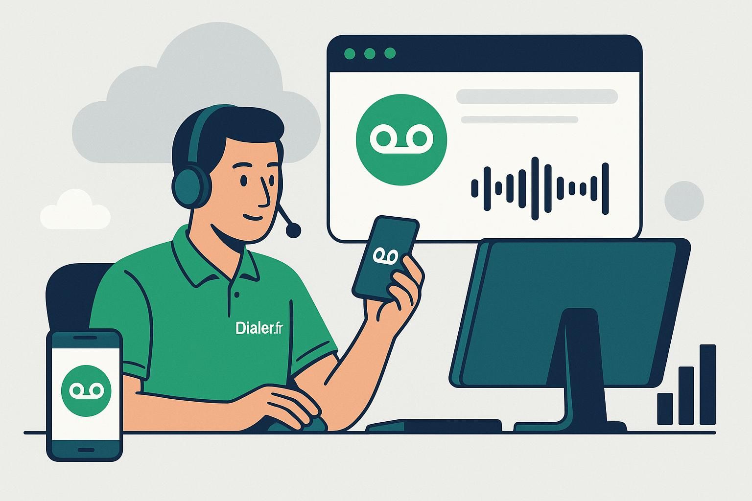 découvrez comment utiliser les voicemail drop pour optimiser vos messages vocaux automatiques et augmenter l'efficacité de vos communications téléphoniques.