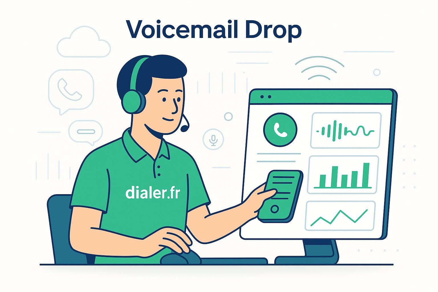 Comment utiliser les voicemail drop pour améliorer vos messages vocaux automatiques