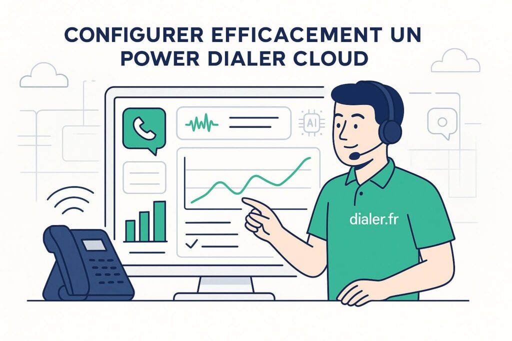 Configurer efficacement un power dialer cloud pour booster vos appels