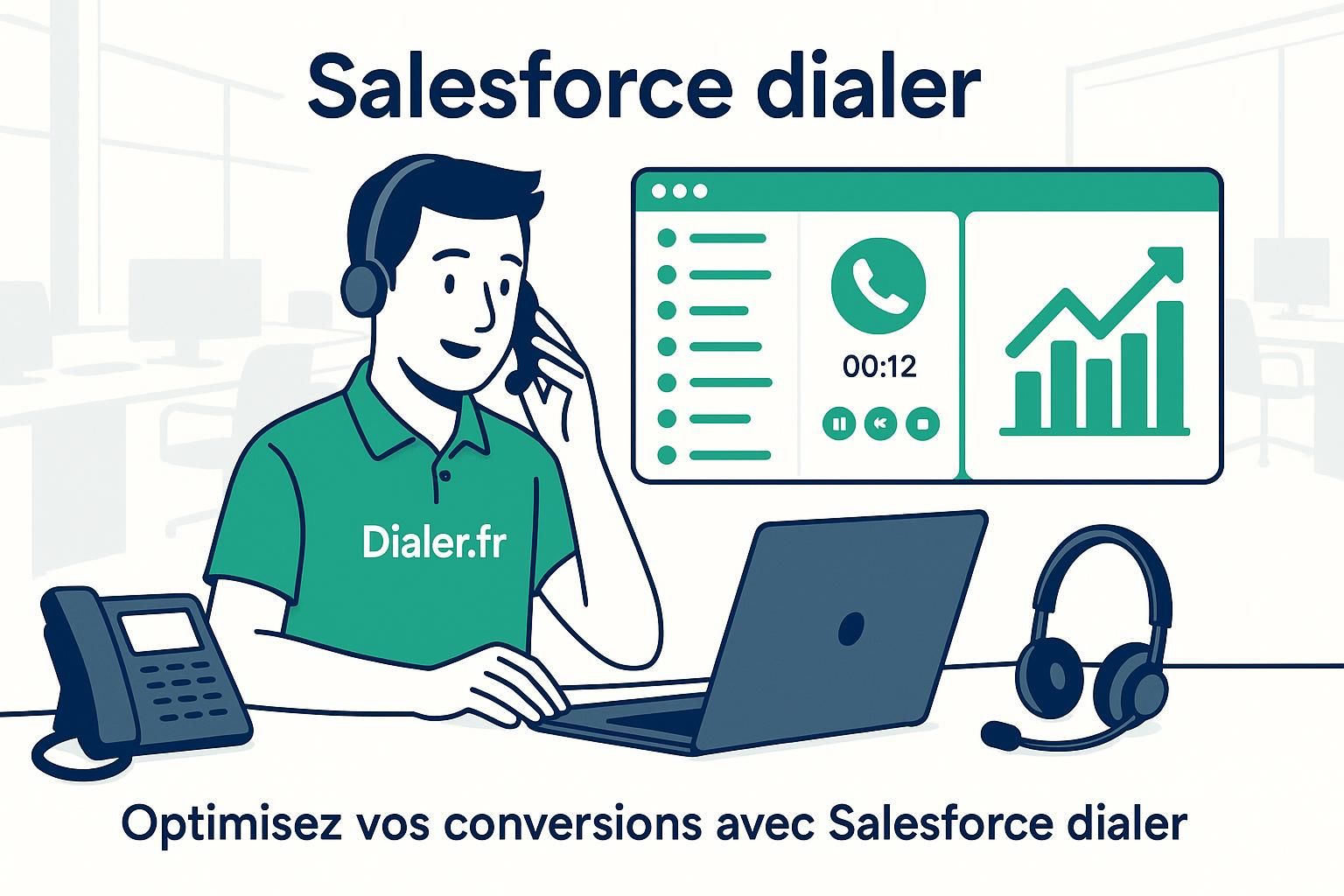 découvrez comment optimiser efficacement vos ventes grâce à notre étude de cas sur les conversions avec salesforce dialer, en maximisant chaque opportunité de contact.