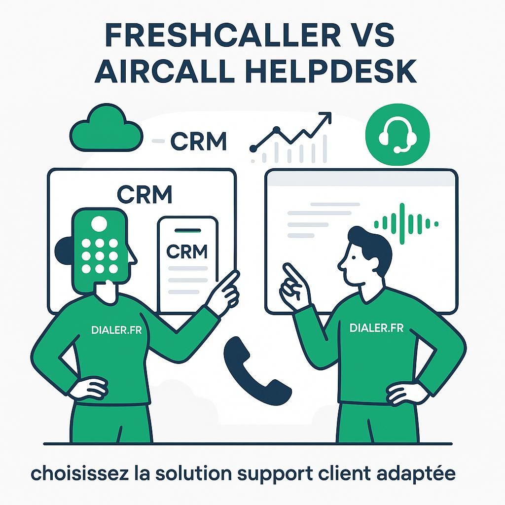 comparez freshcaller et aircall helpdesk pour choisir la solution idéale qui optimisera l'efficacité et la qualité de votre support client.
