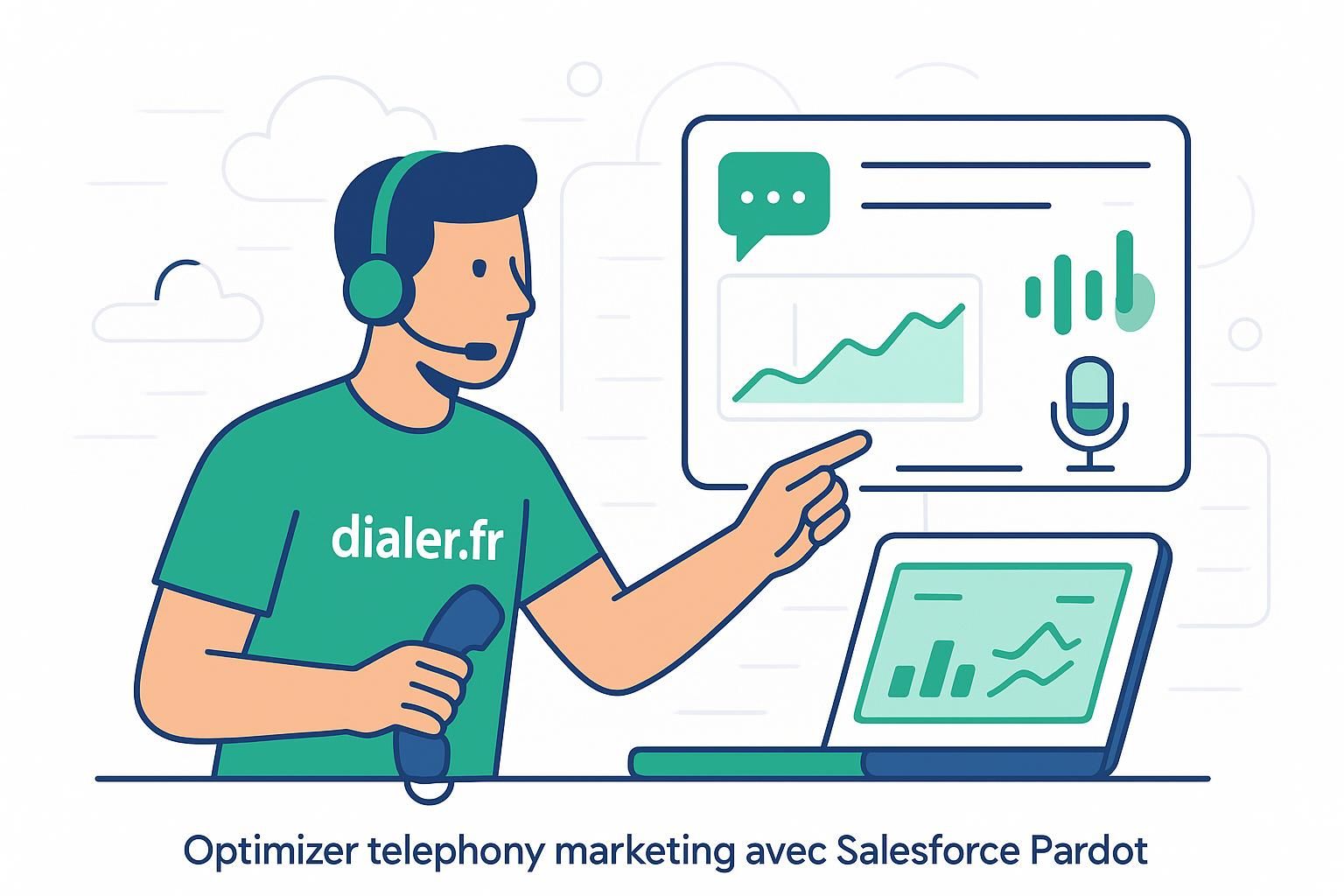 Optimiser la téléphonie marketing avec salesforce pardot pour des appels efficaces