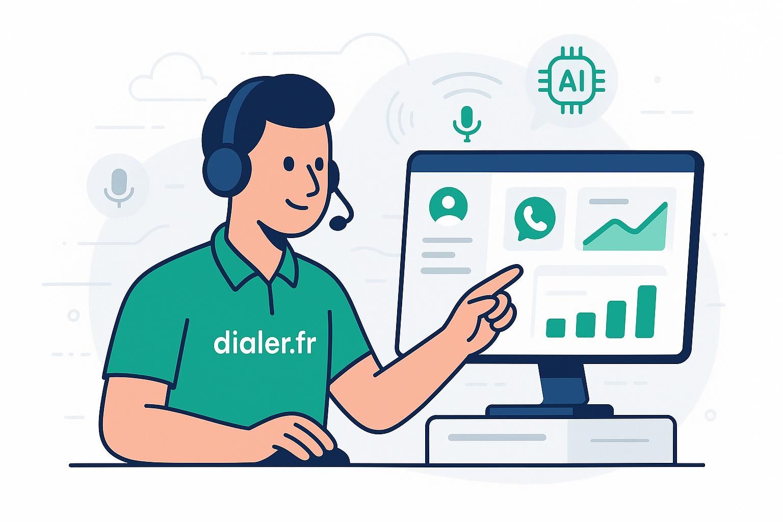 Optimiser le workflow des équipes SDR avec la téléphonie Salesforce